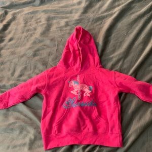 Kids pink hoodie